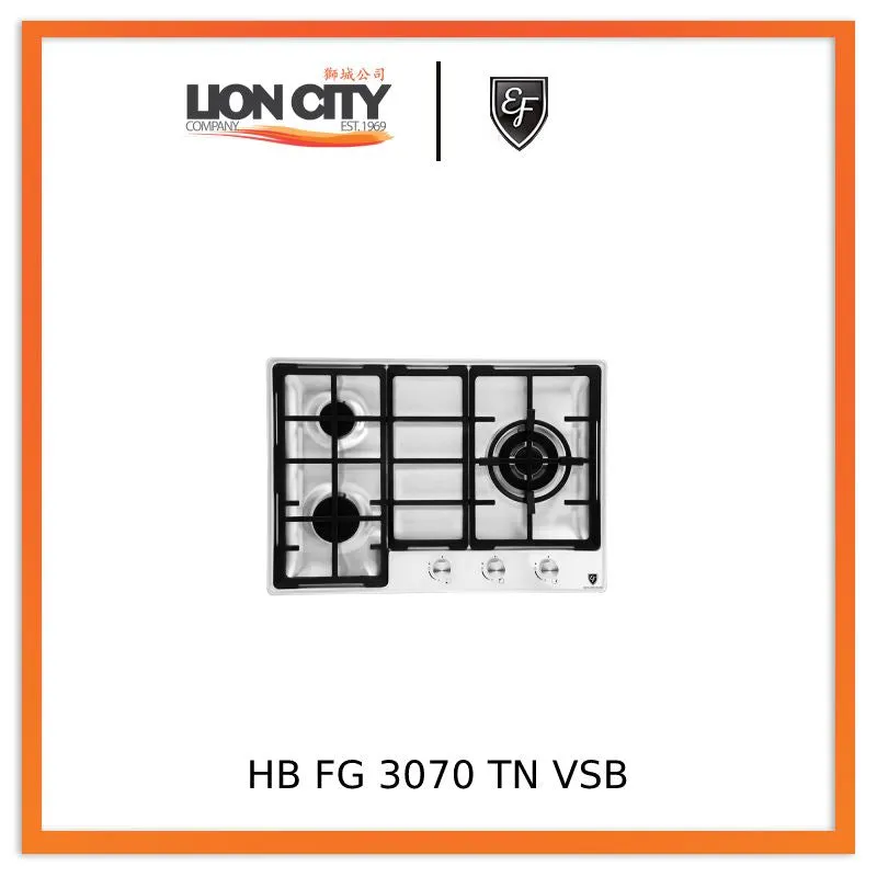 EF HB FG 3070 TN VSB Built-in Hob HBFG3070TNVSB