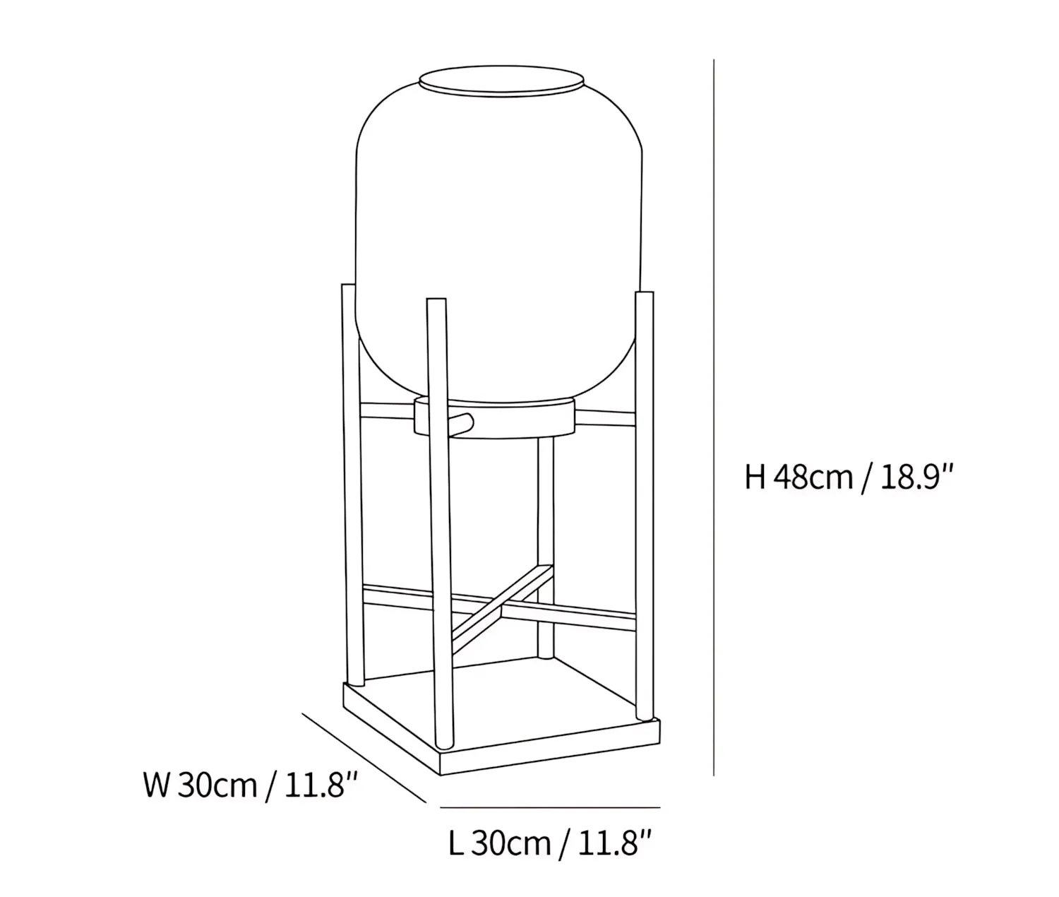 Eisenburg - Solar Floor Lamp