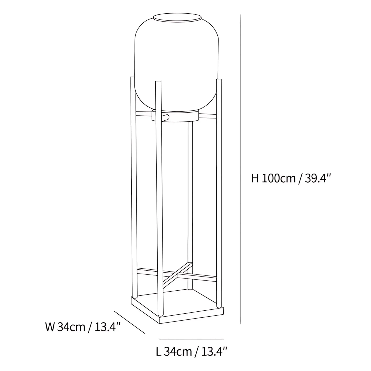 Eisenburg - Solar Floor Lamp