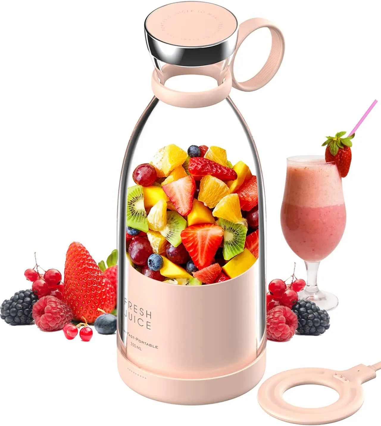 Electric Juicer Portable Blender Mini Fruit Mixers Fruit Extractors Squeezer Juice Maker Machine Blender Smoothies Mixer