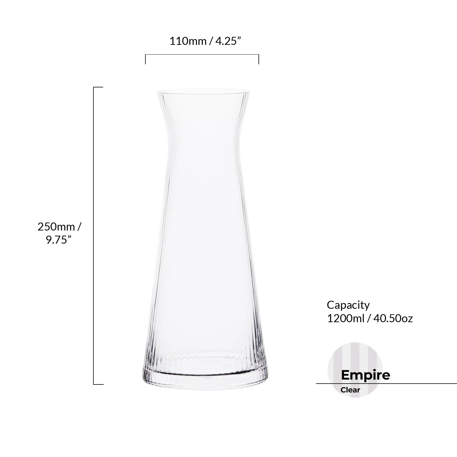 Empire | Water Carafe