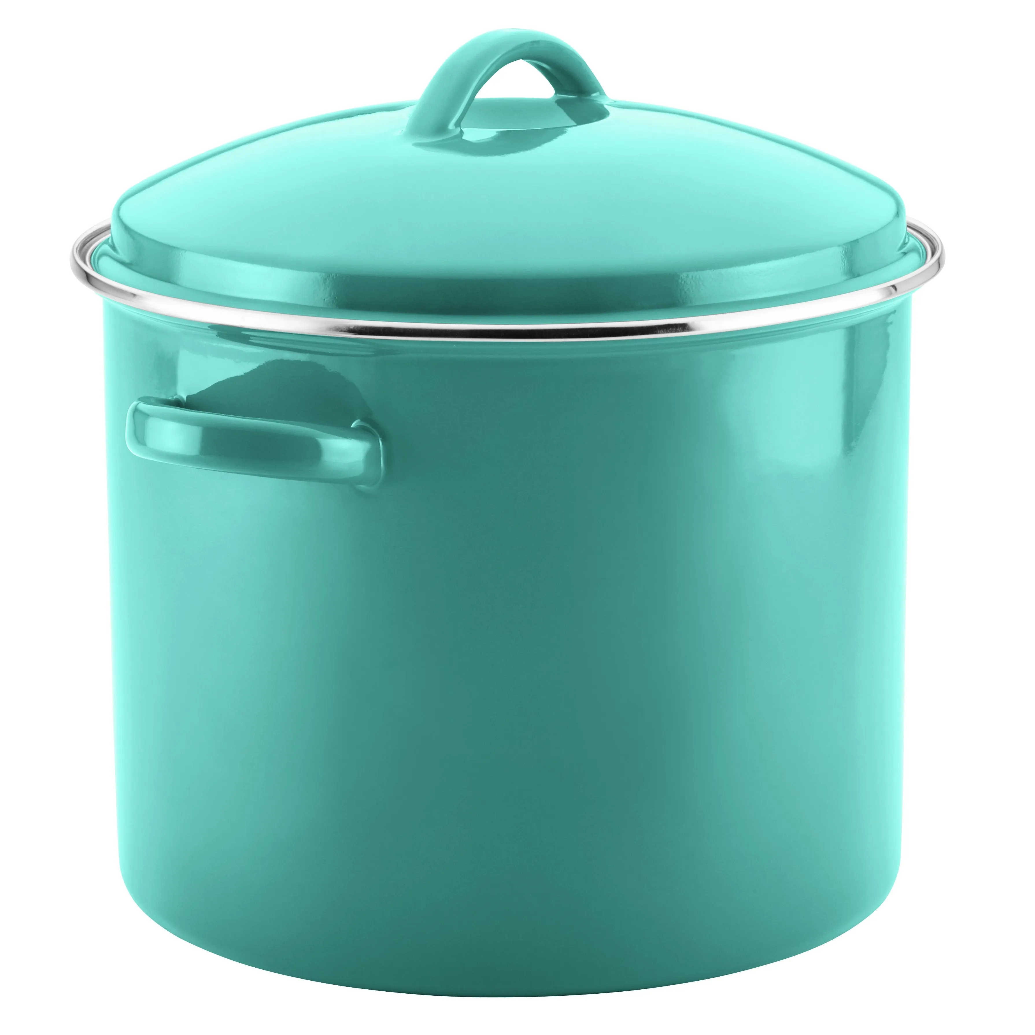 Enamel on Steel 16-Quart Covered Stockpot