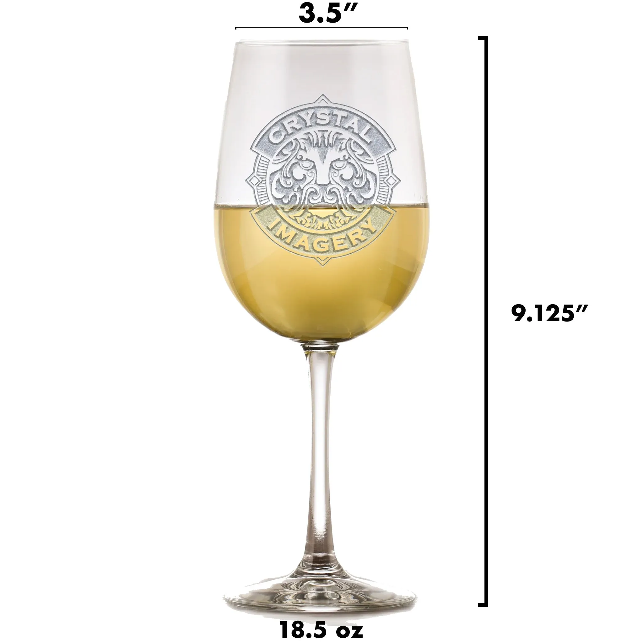 Engraved 30th Birthday Wine Glass