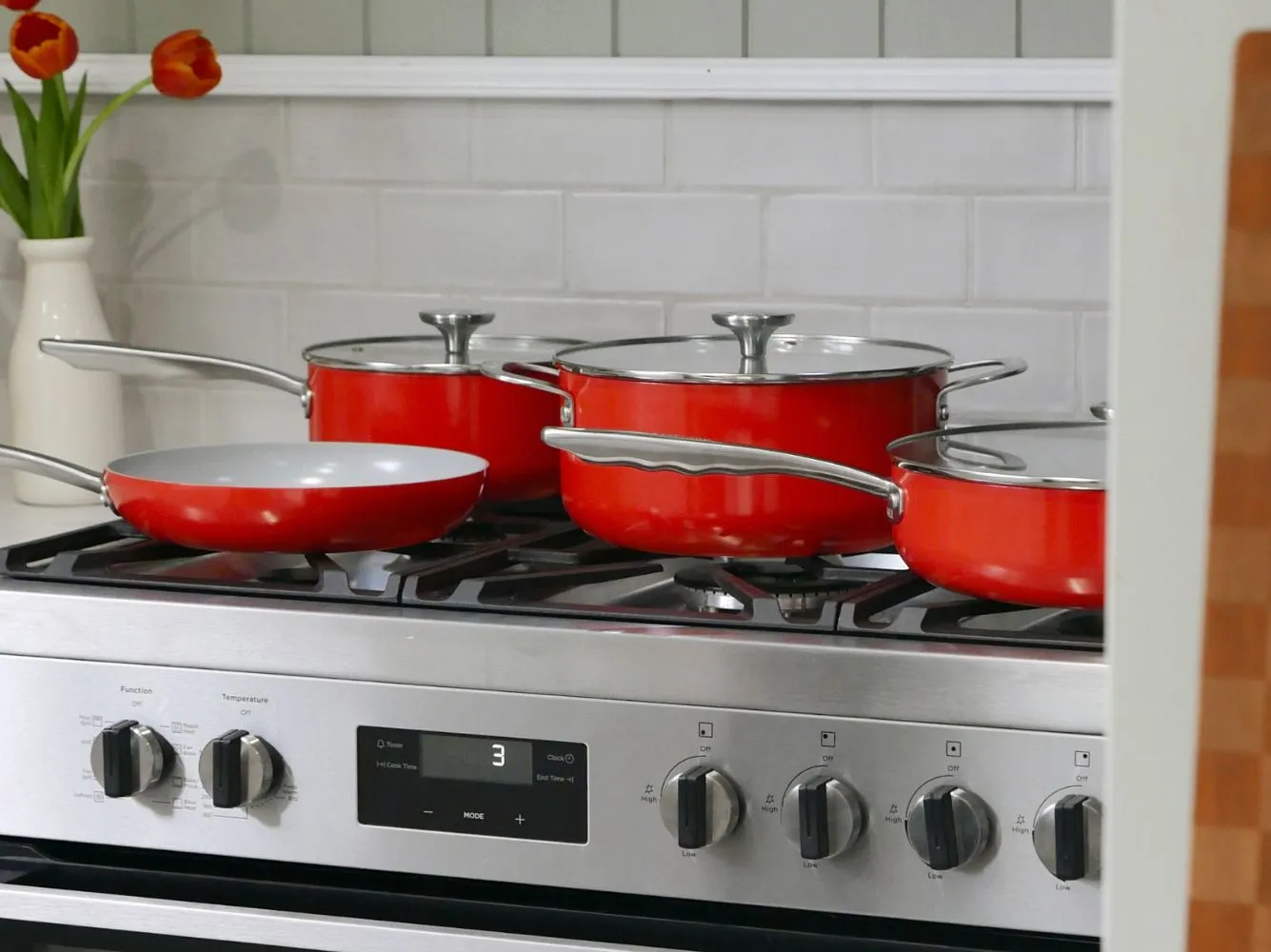 Everyday Non-Stick Set - Roman Red