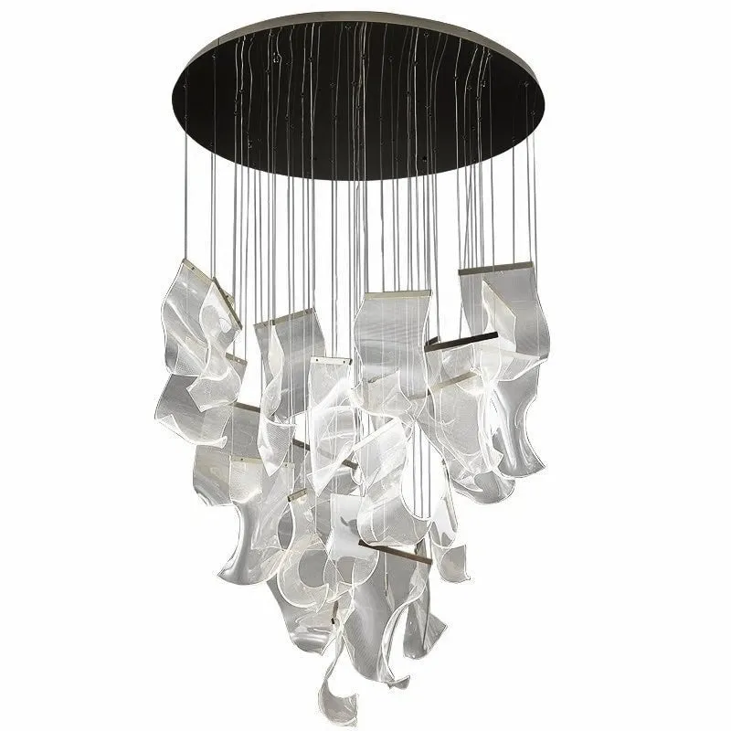 Fancy® Black Luxury modern led light chandelier- 18 Lights