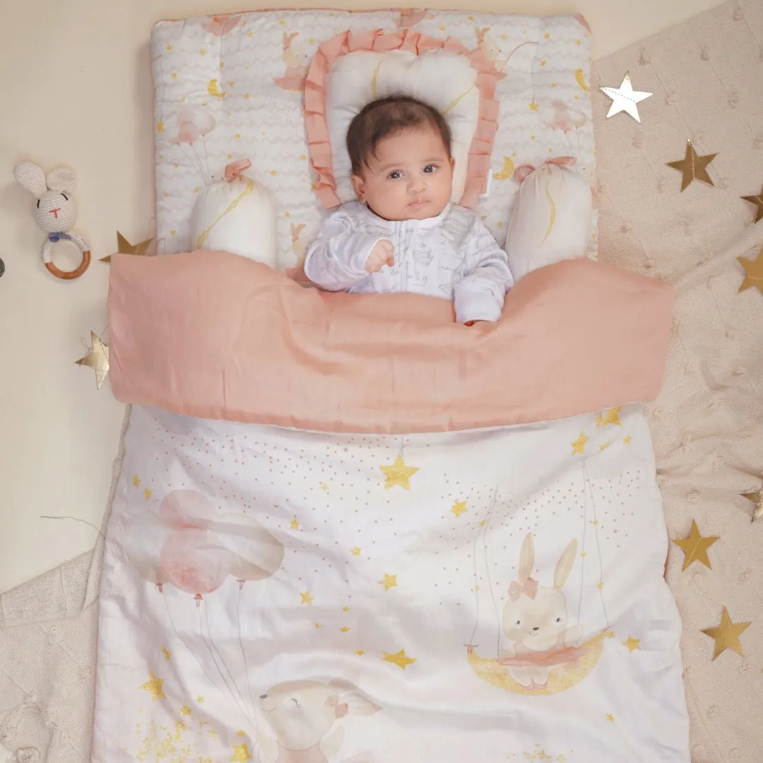 Fancy Fluff 6 PC Organic New Born Bed Set- Day Dream