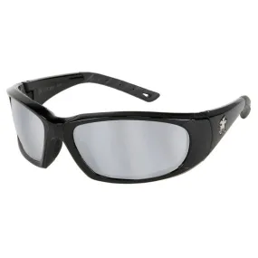 FF317 MCR Safety ForceFlex FF3 Series Safety Glasses, Silver Mirror Lens