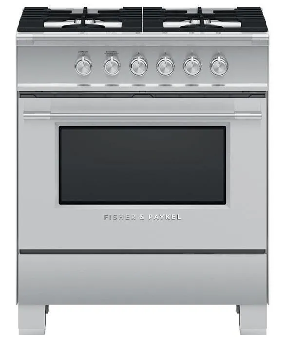 Fisher Paykel - 3.5 cu. ft  Gas Range in Stainless - OR30SCG4X1