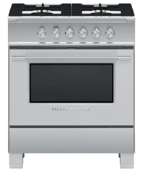 Fisher Paykel - 3.5 cu. ft  Gas Range in Stainless - OR30SCG4X1