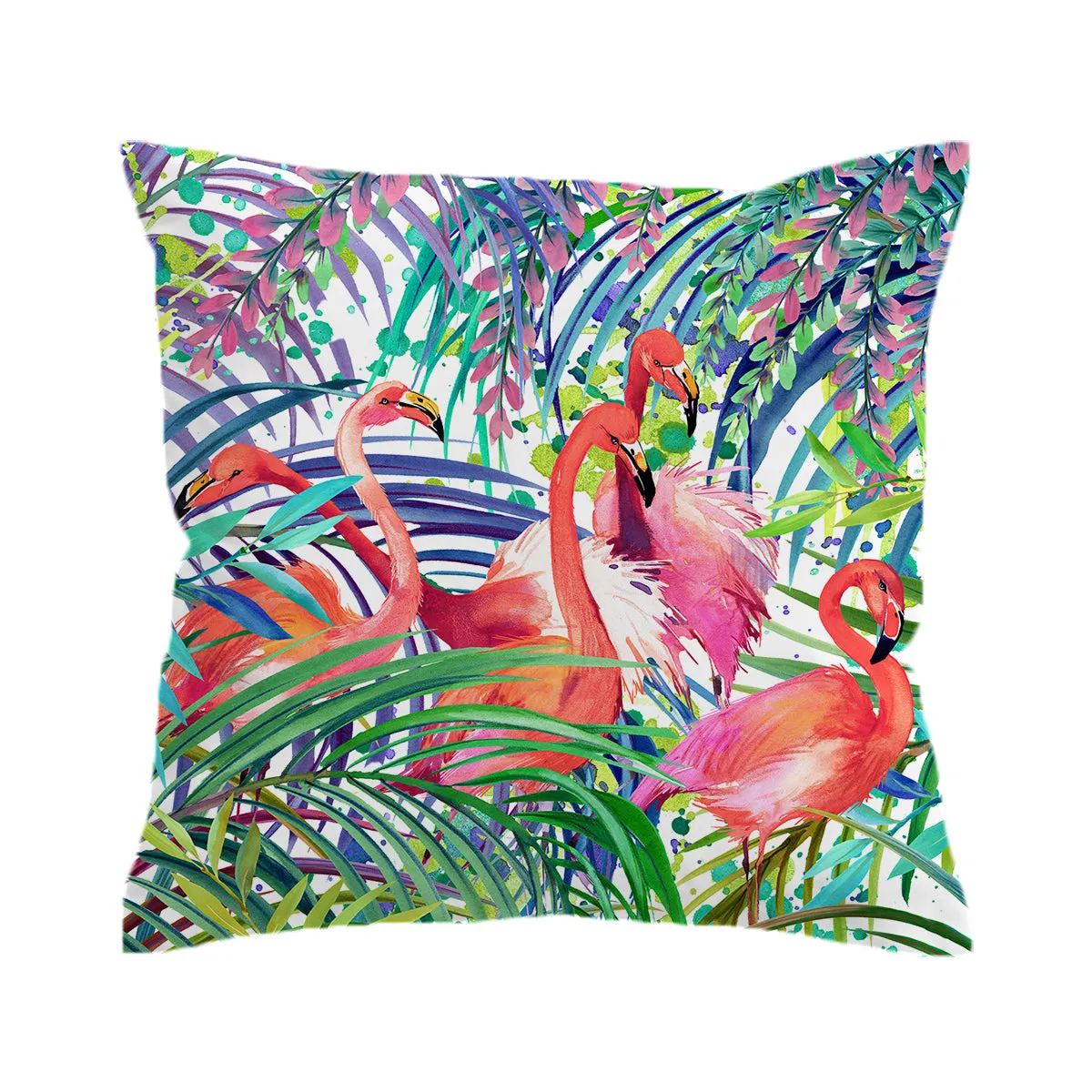 Flamingo Passion Reversible Bed Cover Set