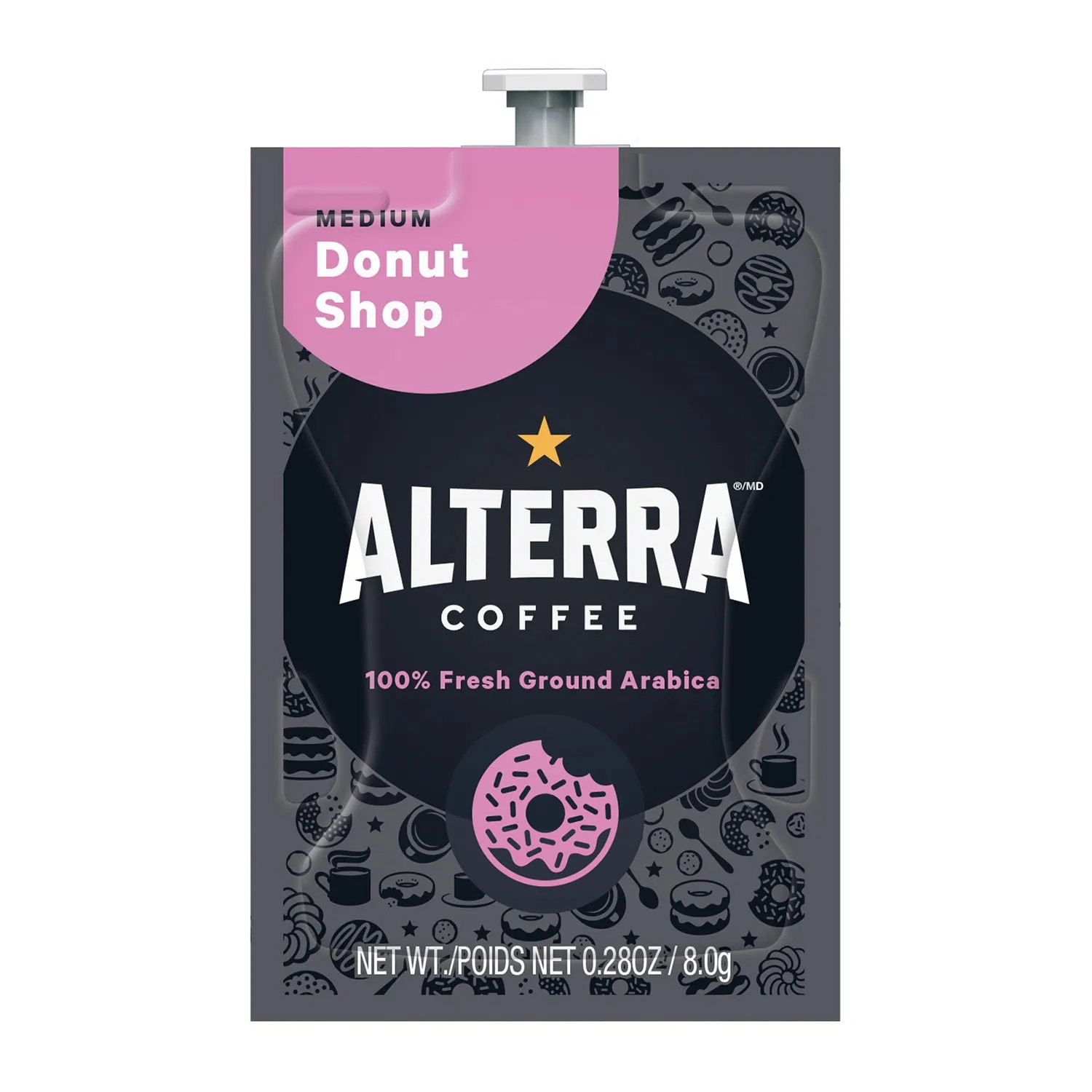 Flavia Alterra Donut Shop Coffee Freshpacks (20 Count or 100 Case)