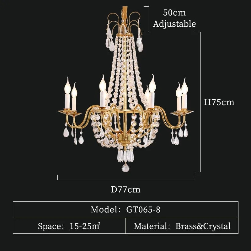 Fleur - European Vintage Rustic Chandelier Industrial Style Pendant Light