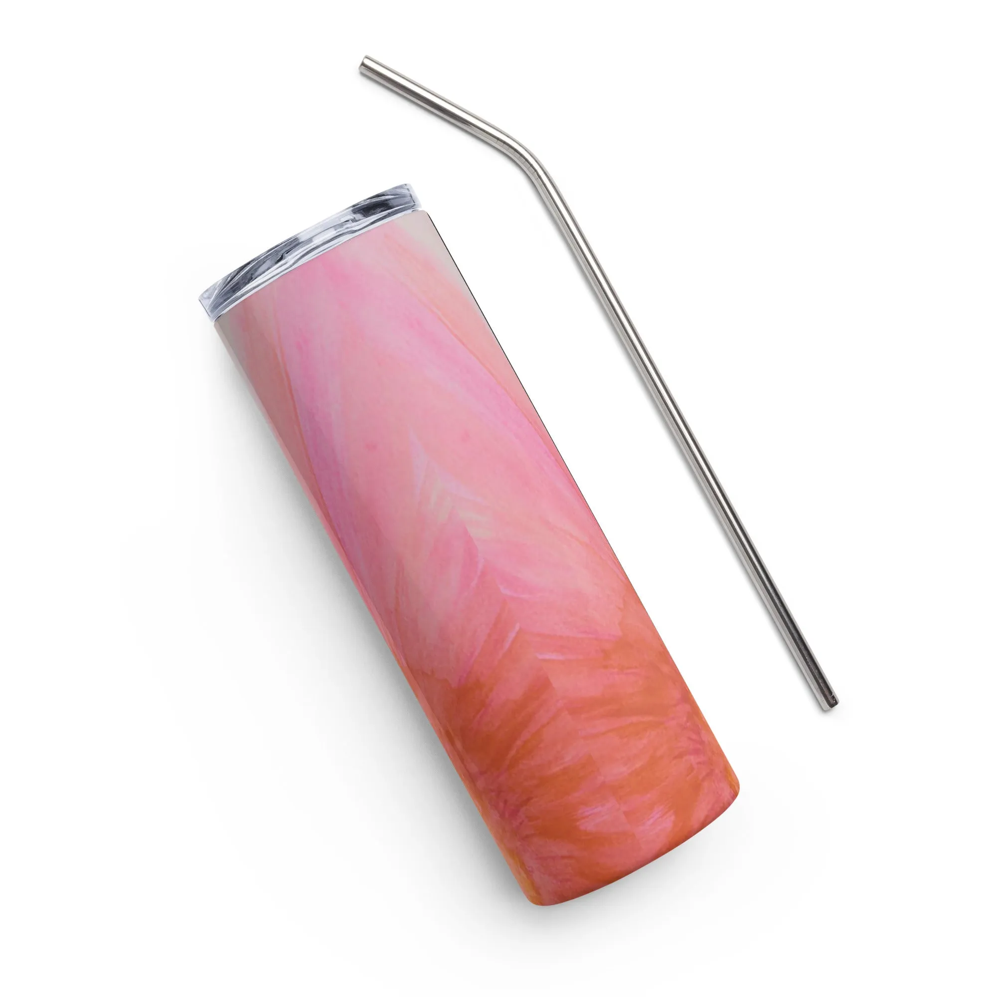 Floral Watercolor Stainless Steel Tumbler