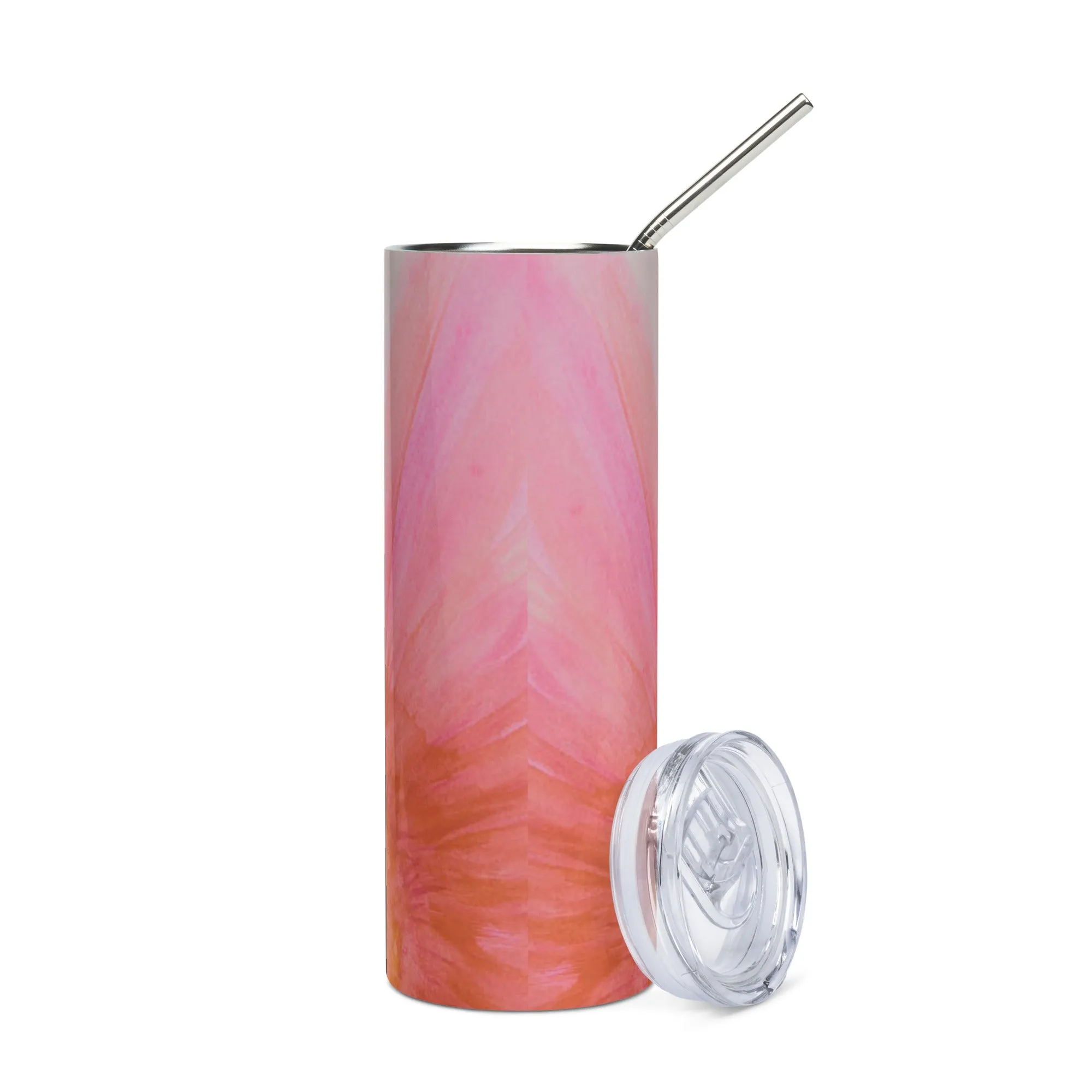 Floral Watercolor Stainless Steel Tumbler