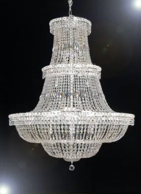 French Empire Crystal Chandelier Lighting H66" W44" - A93-Cs/454/24