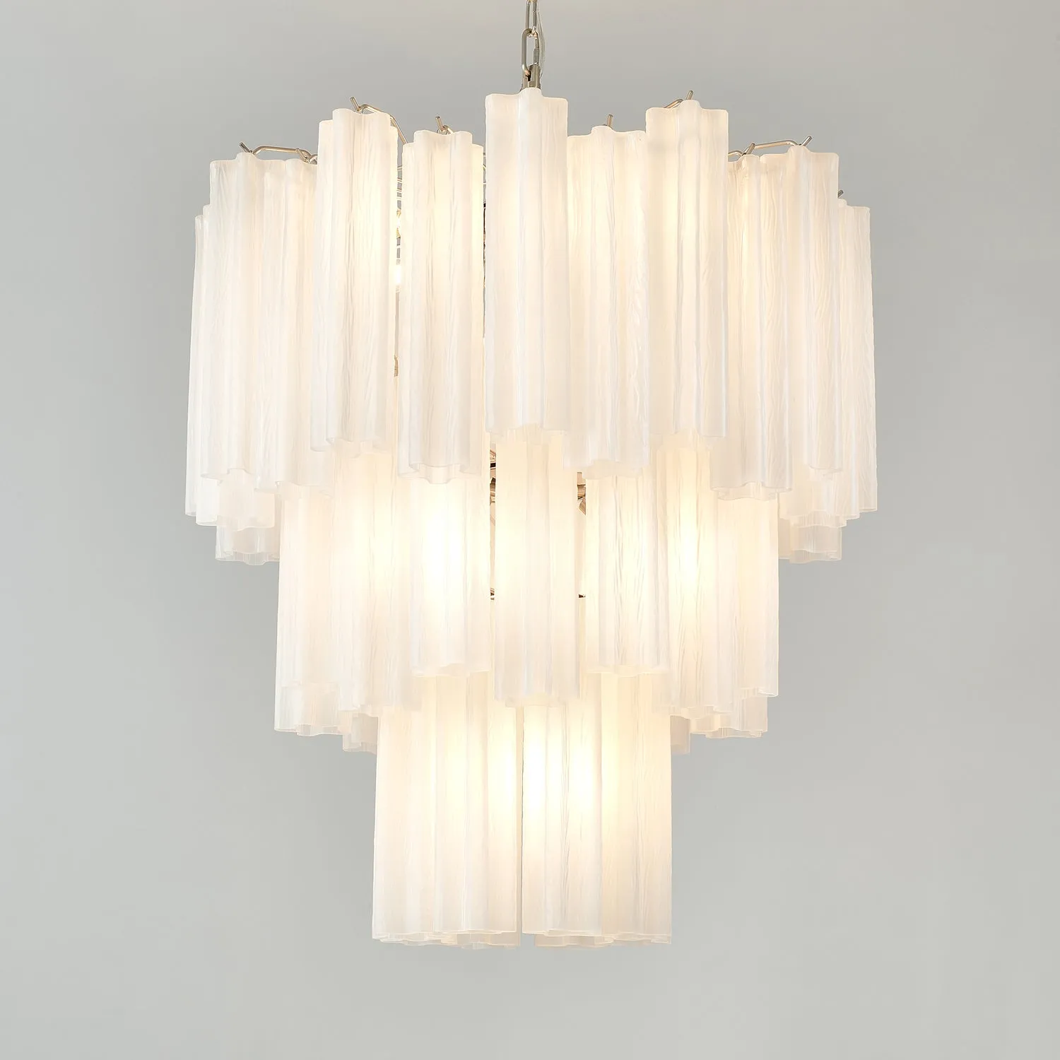 Frosted Glass Tubes Chandelier