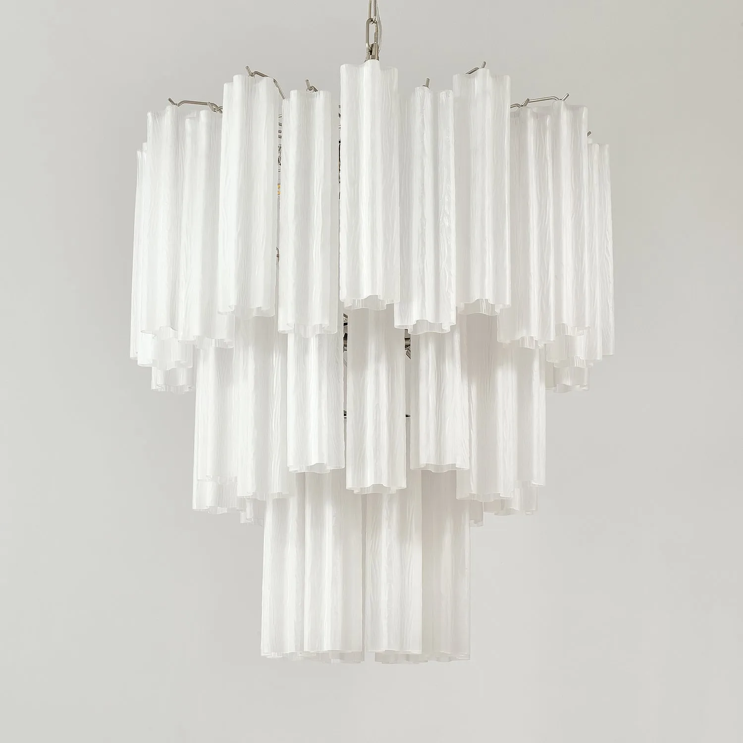 Frosted Glass Tubes Chandelier