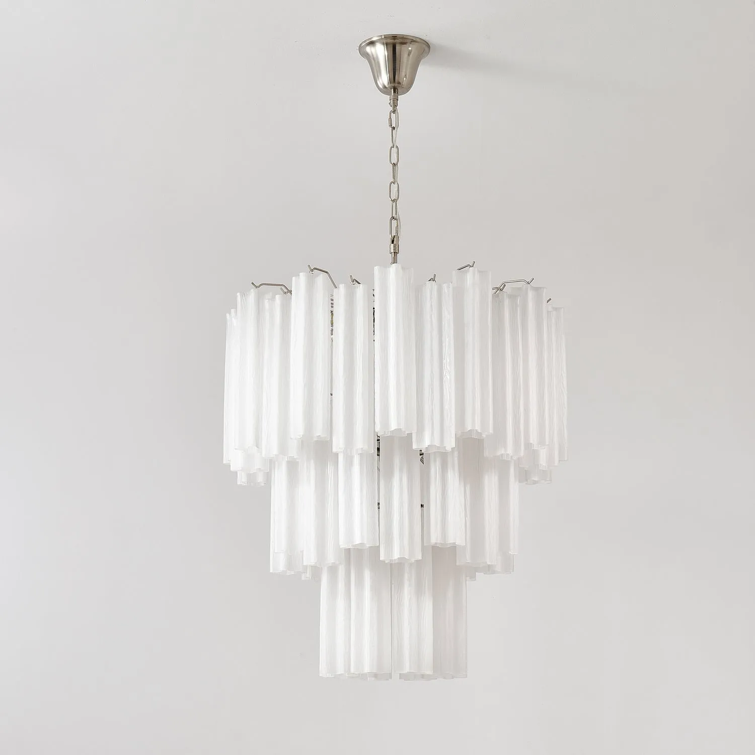 Frosted Glass Tubes Chandelier