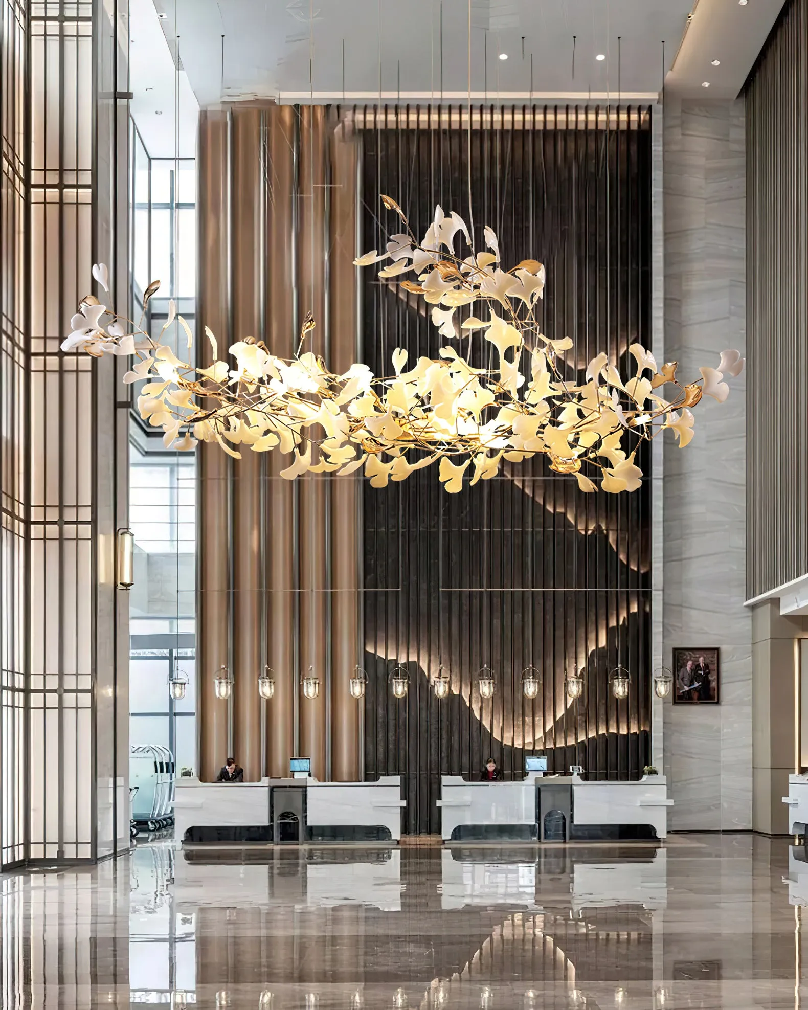 Ginkgo Cloud Chandelier