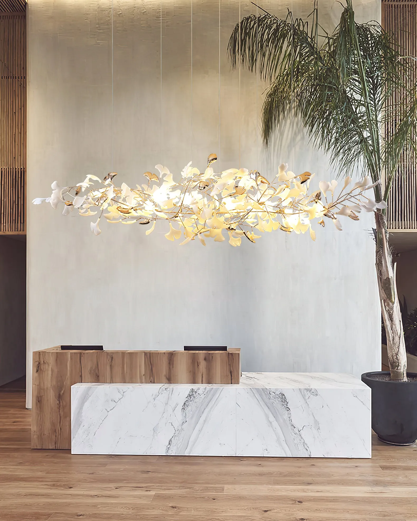 Ginkgo Cloud Chandelier