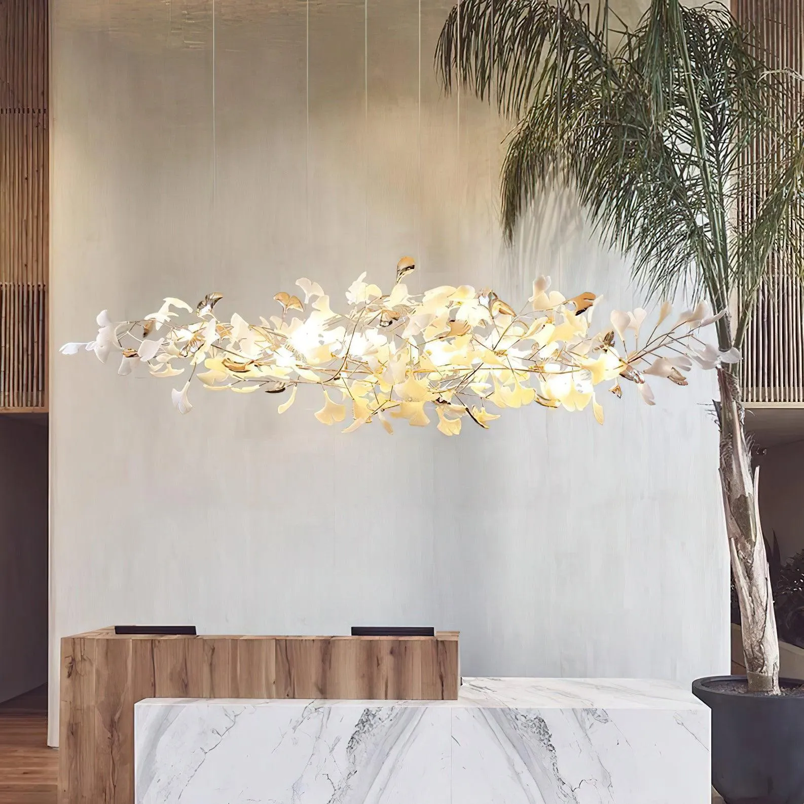 Ginkgo Cloud Chandelier