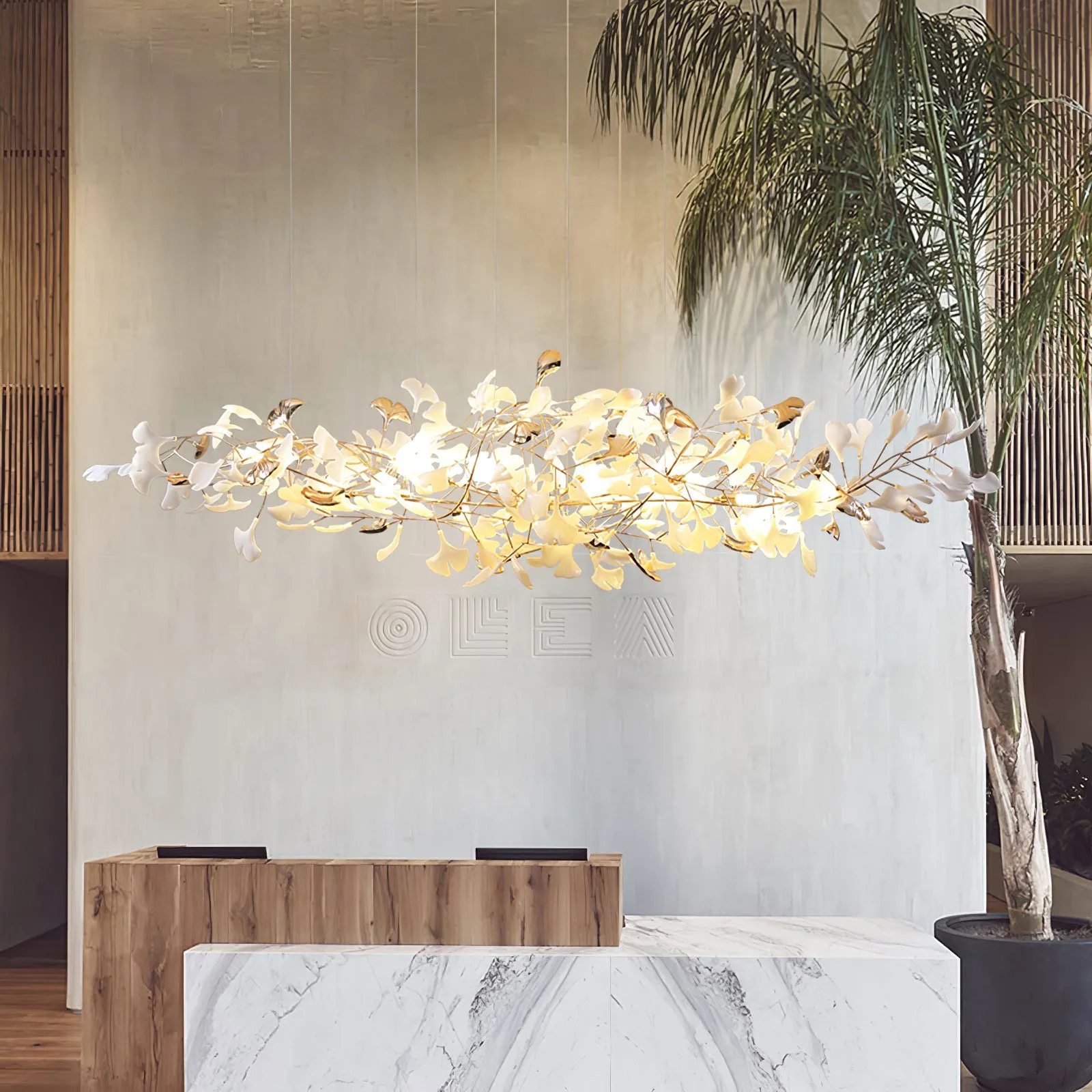 Ginkgo Cloud Chandelier