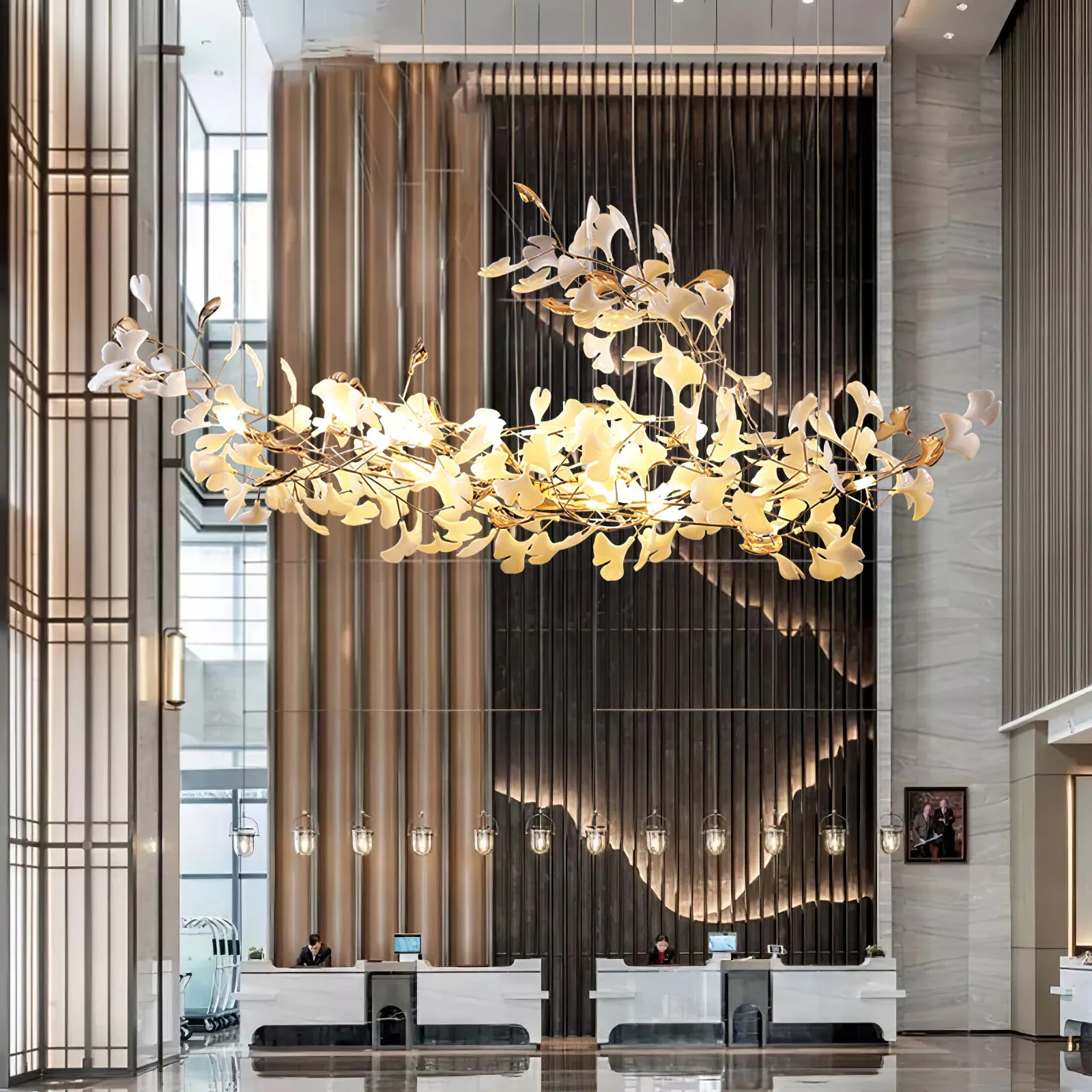 Ginkgo Cloud Chandelier