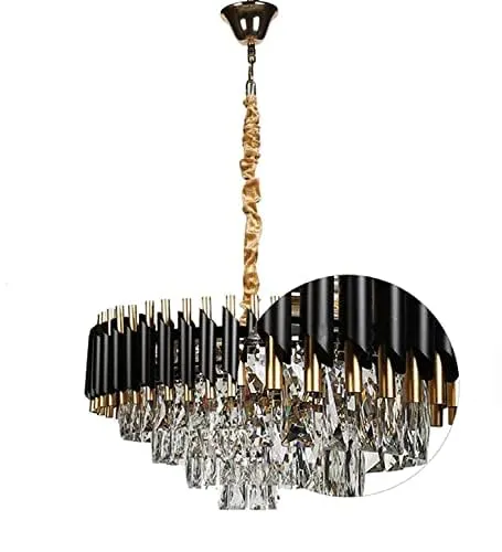 Glass Dreamie 400 Mm Chandelier For Living Room Modern Ceiling Light Jhumar For Hall Light For Living Room And Hall Round Jhoomer Show Lights For Home Decoration Ceiling 400 Mm