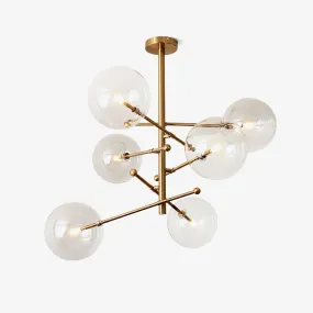 Glass Globe Mobile Chandelier