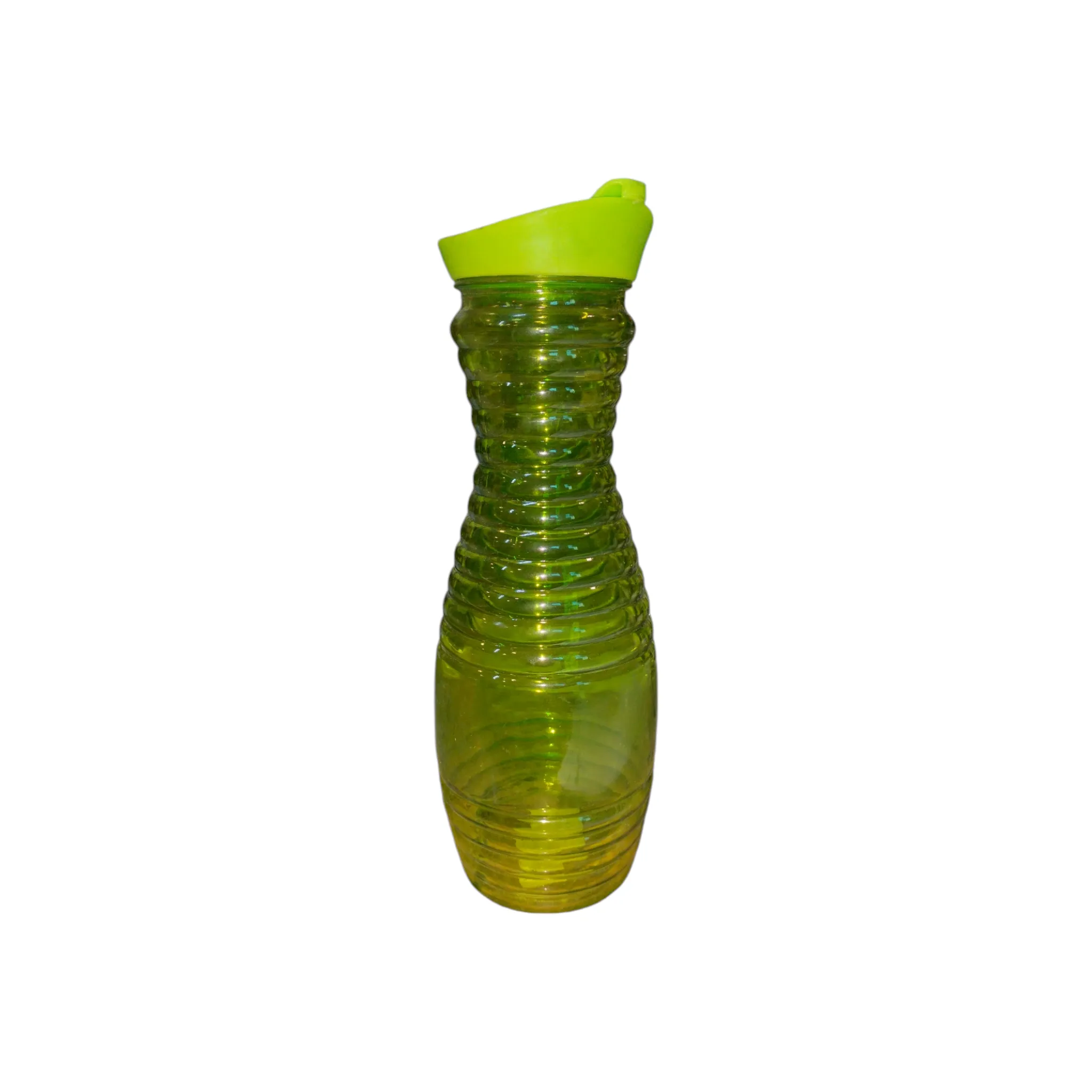 Glass Water Bottle with Plastic Lid 28x8cm