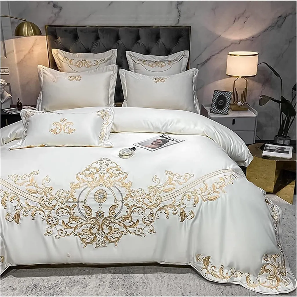 Gold Embroidery Duvet Set