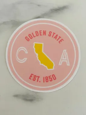 Golden State California | Sticker