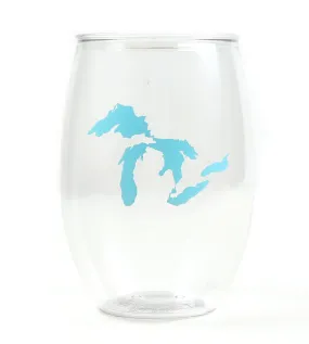 Great Lakes Wine Glass (Plastic)