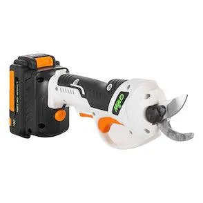 GROW1 20V DC Electronic Cordless Pruning Shears 1” Cutting Diameter w/ 2 Batteries   Charger