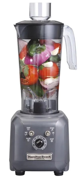 Hamilton Beach HBF500 Expeditor Culinary Blender/Food Processor - 48 Oz/1.4L, 1 HP