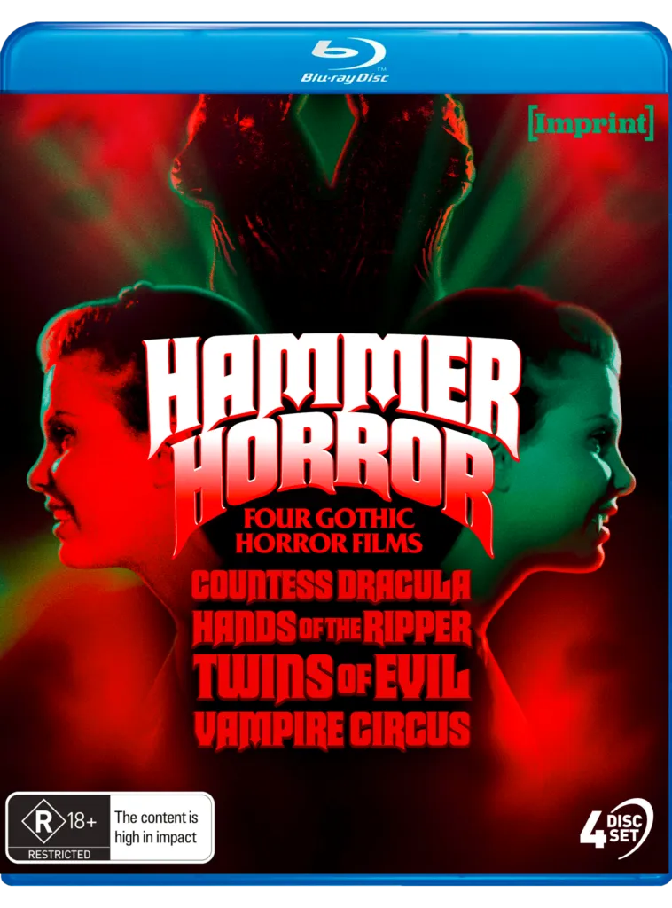 HAMMER HORROR: FOUR GOTHIC HORROR FILMS (REGION FREE IMPORT) BLU-RAY