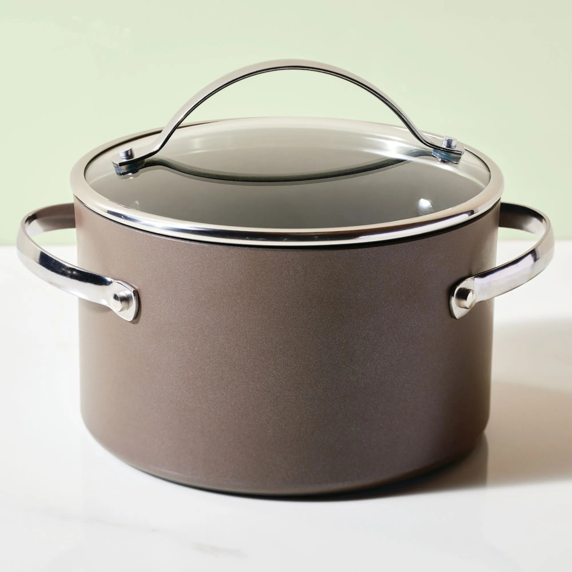 Hard-Anodized Nonstick 4-Qt. Saucepot with Lid