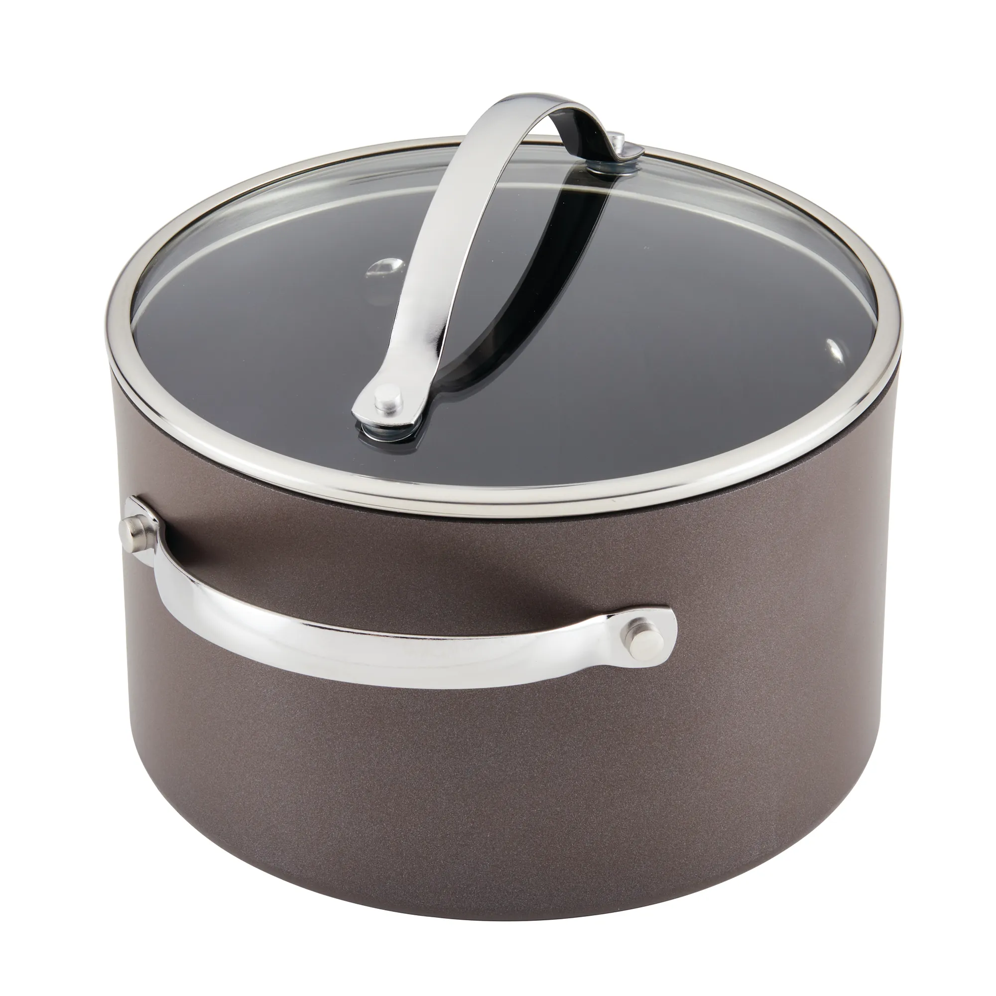 Hard-Anodized Nonstick 4-Qt. Saucepot with Lid