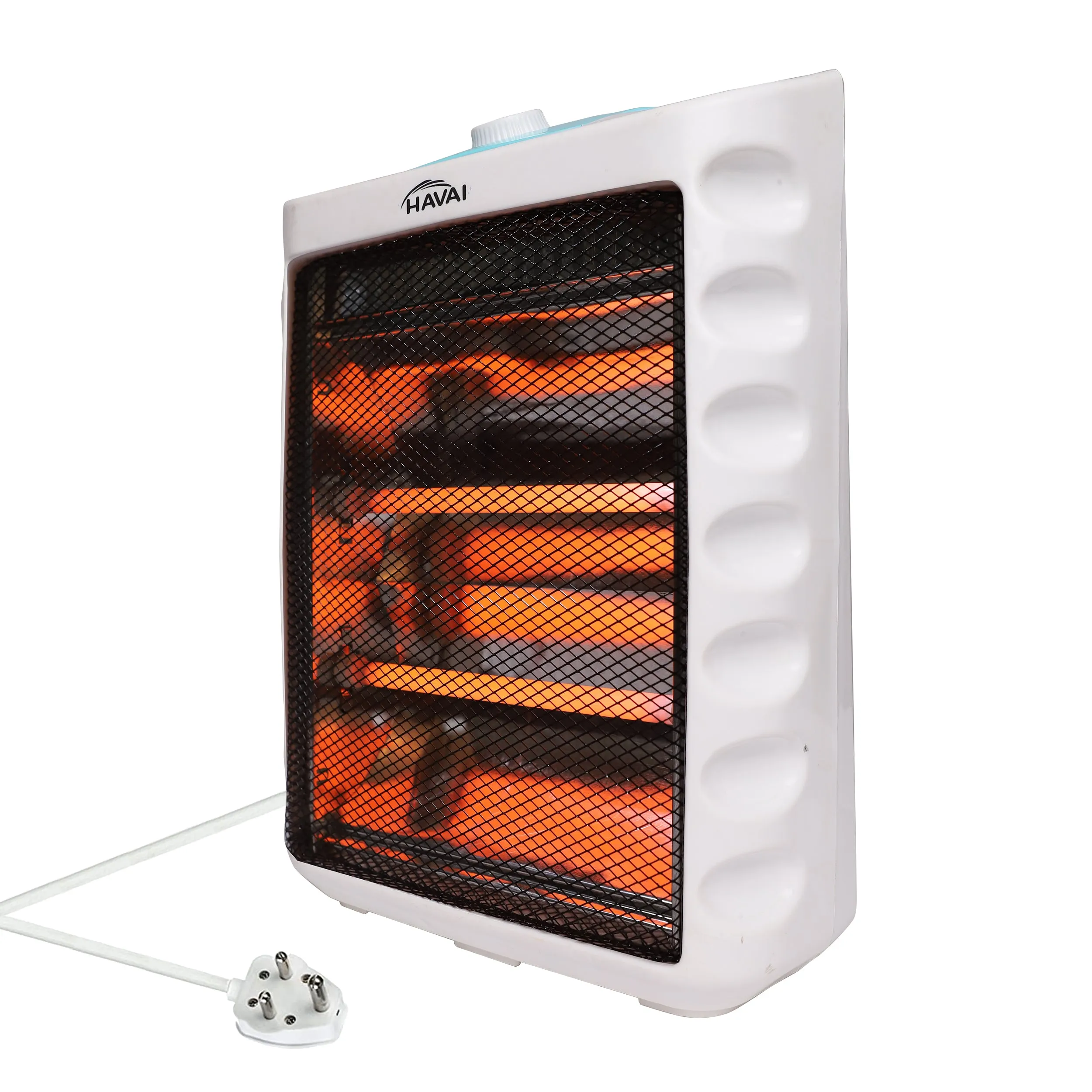 HAVAI Quartz Halogen Room Heater - 800 Watts (2 Rods, White, Blue)