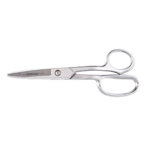 Heritage Cutlery P718CB 8-5/8'' Heavy Duty Shear / Curved Handle / Blunt Tips / No Coating