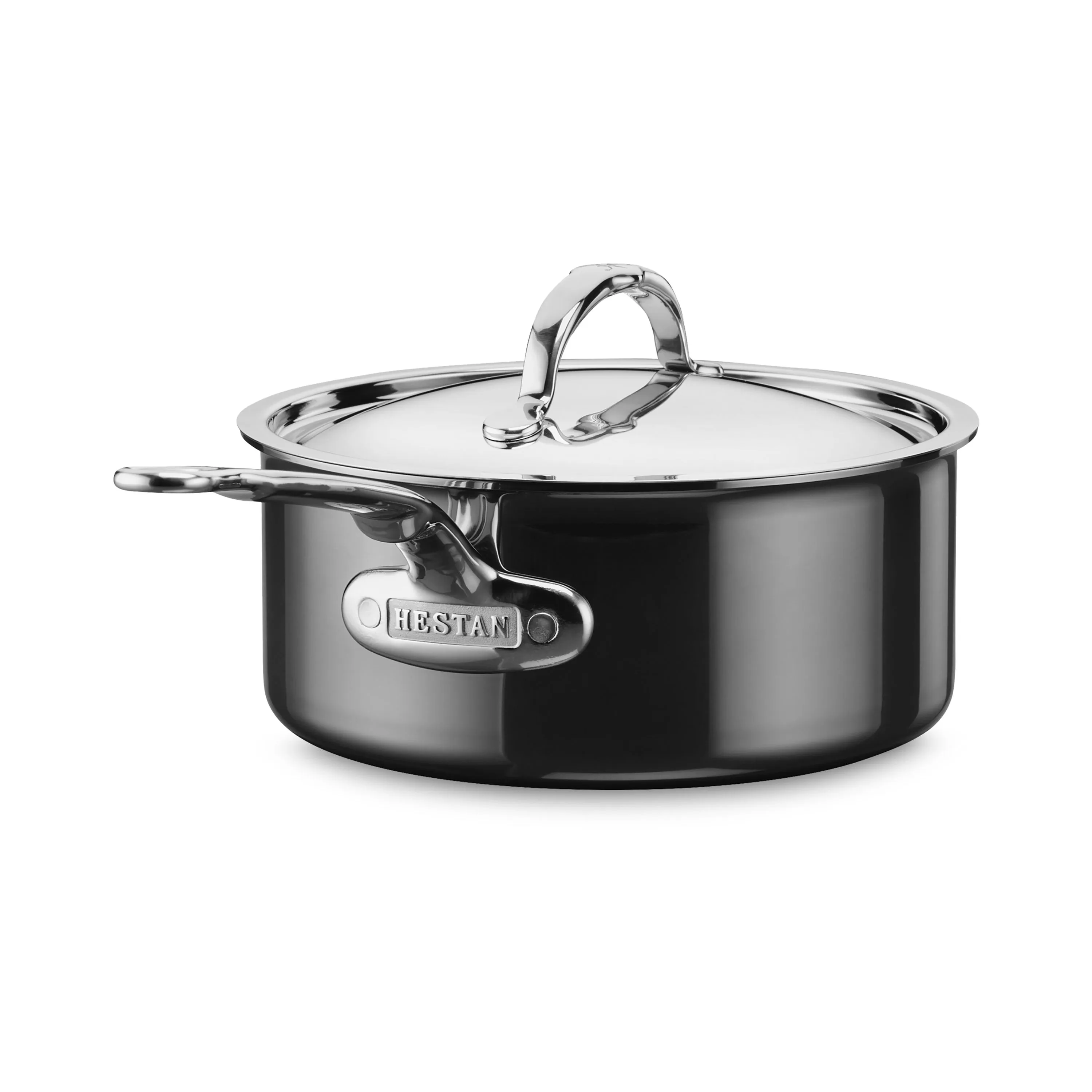 Hestan NanoBond 3-quart Titanium Stainless Steel Saucepan