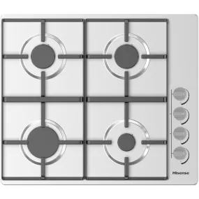 Hisense GM642XHS 60cm Gas Hob - Stainless Steel