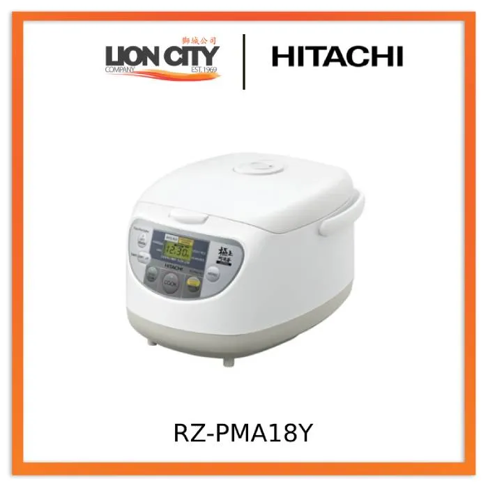 Hitachi RZ-PMA18Y Microcomputer 1.8 Litre Rice Cooker