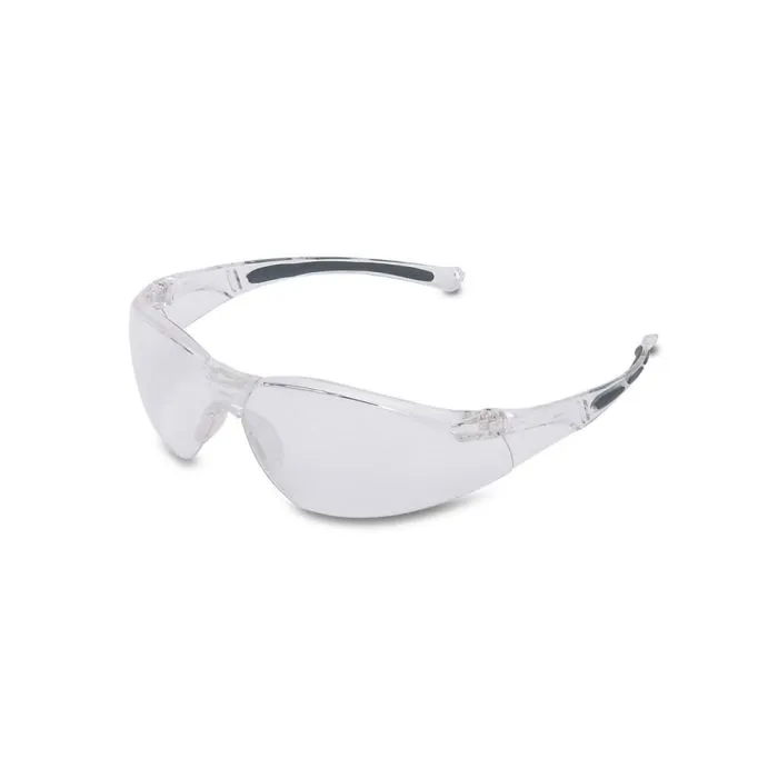 Honeywell Uvex A800 Clear Safety Glasses With Clear Anti-Scratch/Hard Coat Lens, 1 Each