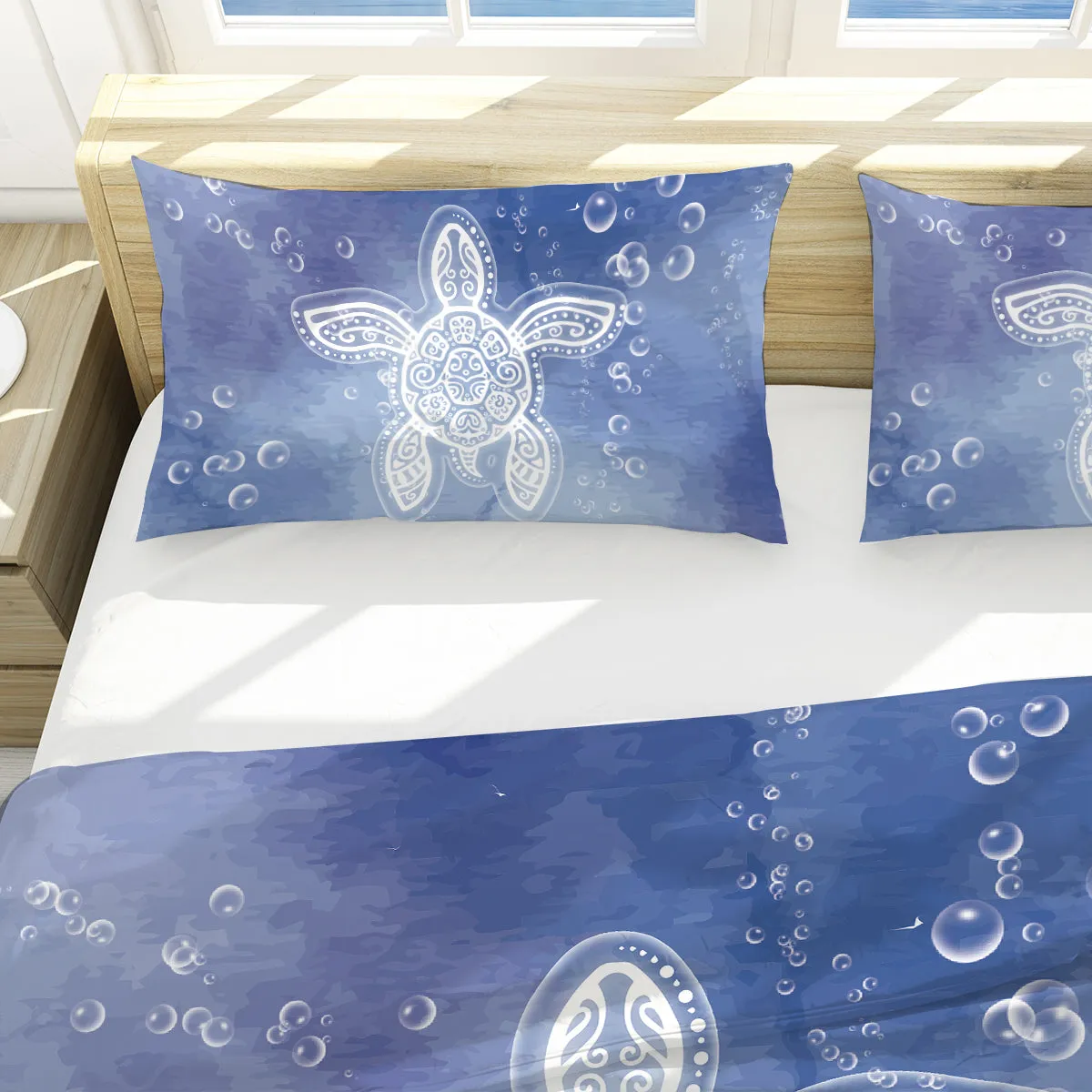 Honu Healing Reversible Bedcover Set