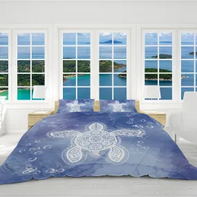 Honu Healing Reversible Bedcover Set