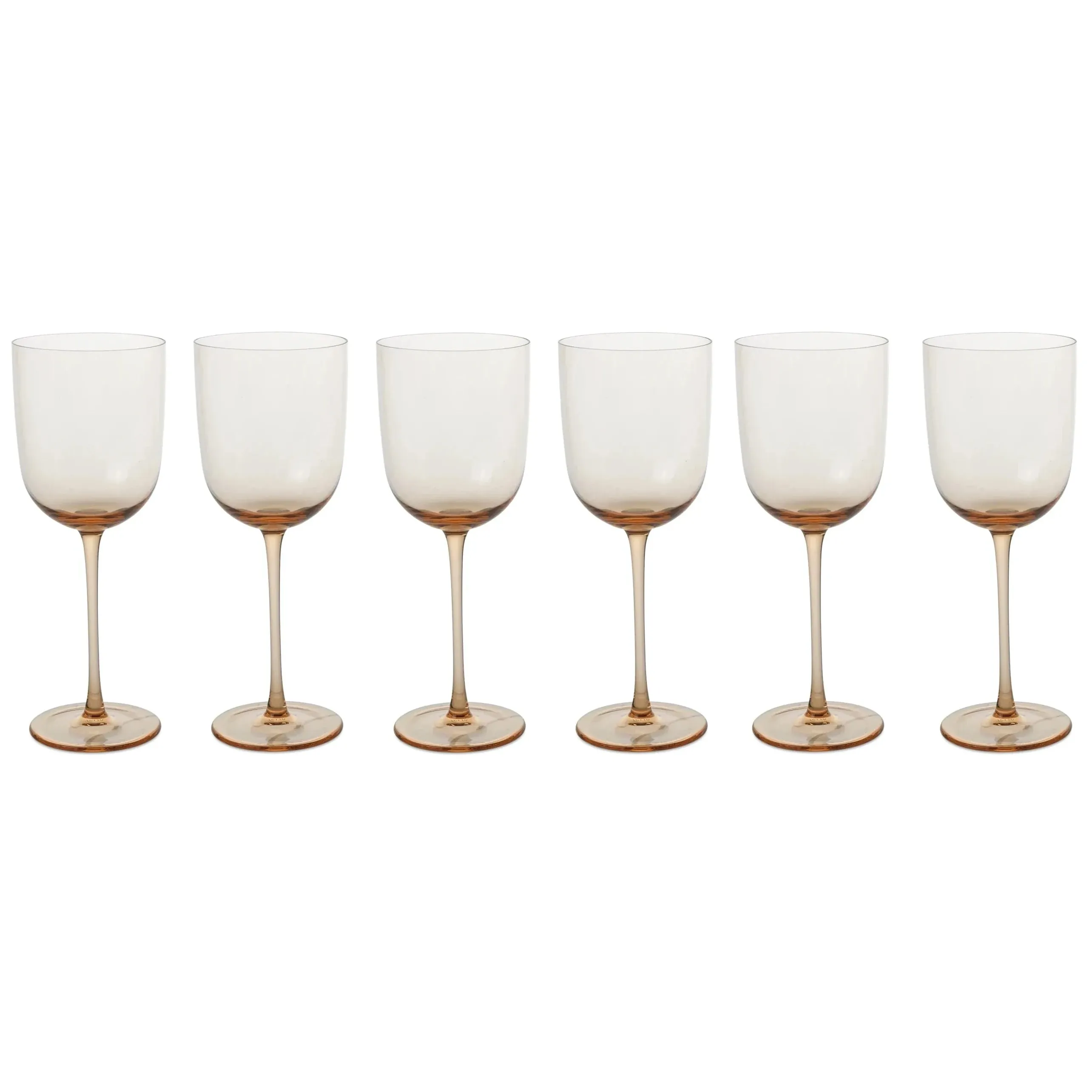 Host Red Wine Glasses | Set of 6 | Blush | by ferm Living