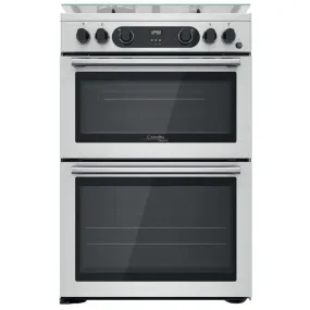 Hotpoint Cannon CD67G0CCX 60cm Double Oven Gas Cooker Twin Cavity Oven Hob Stainless Steel Inox