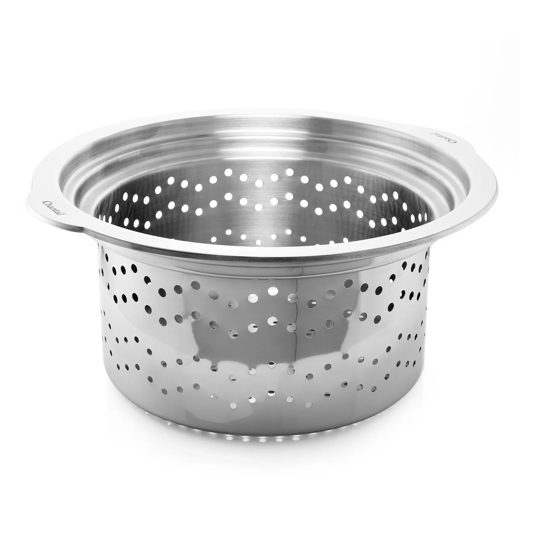 Induction 21 Steel Stockpot with Lid (12 Qt.) & Steamer/Pasta Insert