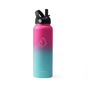 Insulated Water Bottle with 2 Lids | 40oz | Sorbet